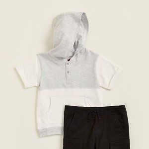 7 for All Mankind NWT Boys 2Pc Hoodie Cargo Sizes 4 & 5 Available